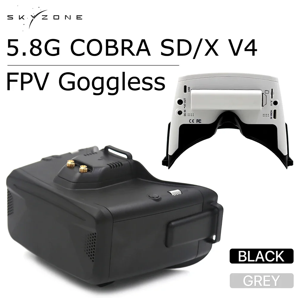 Skyzone 5.8G Cobra SD/X V4 FPV - Skyzone Sky04O Pro Fpv Goggles incelemesi ve fiyatı